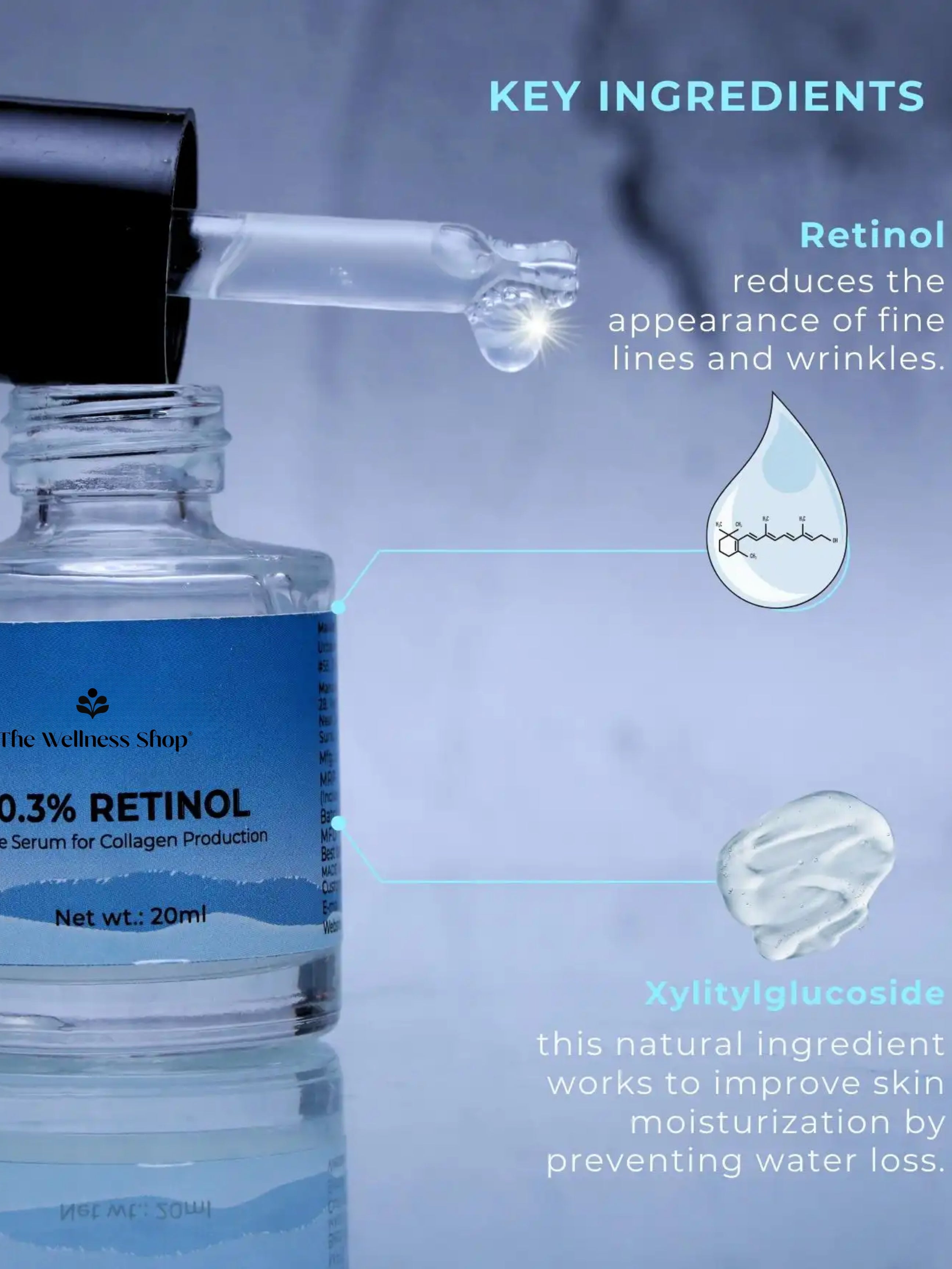 0.3% RETINOL - FACE SERUM FOR COLLAGEN PRODUCTION