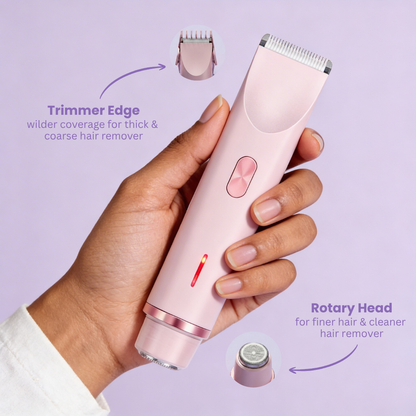 2-in-1 Painless Bikini Hair Trimmer