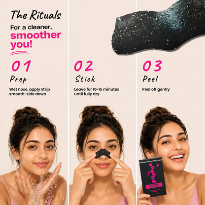 No Squeeze Charcoal Nose Strips