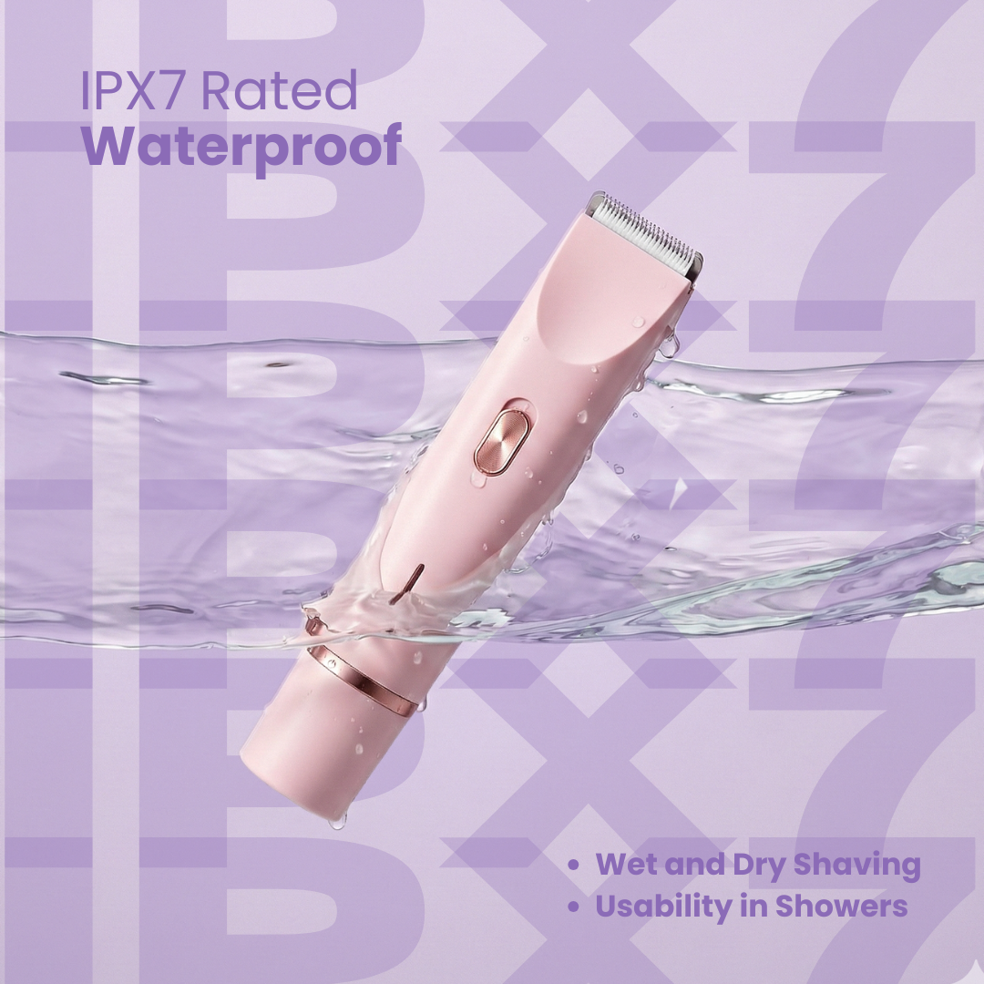 2-in-1 Painless Bikini Hair Trimmer