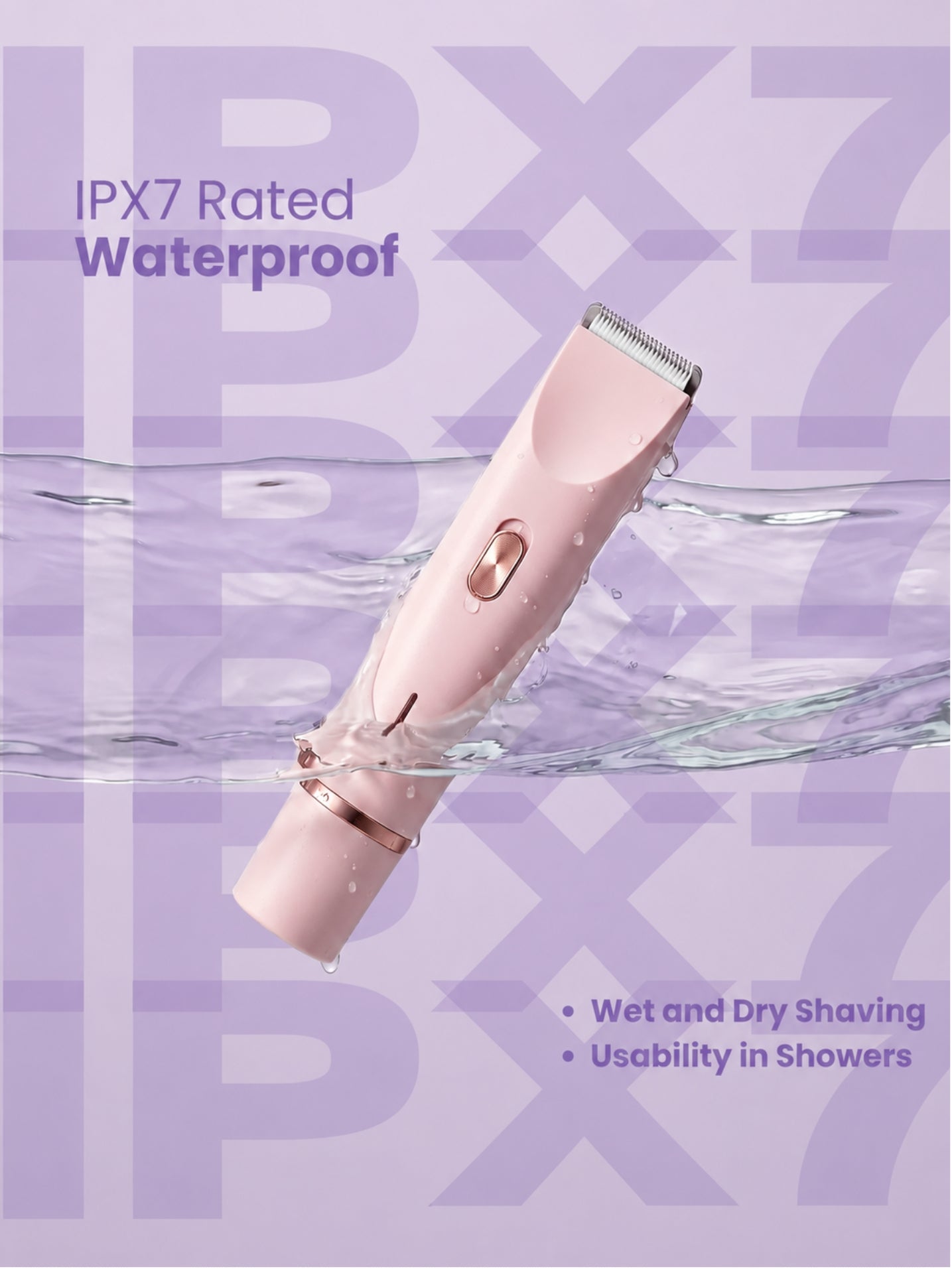 2-in-1 Painless Bikini Hair Trimmer