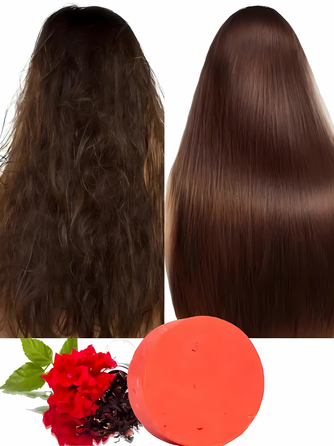 HIBISCUS SHAMPOO AND CONDITIONER BAR (CONTROLS HAIRFALL, NO PARABEN, NO SULPHATE, NO SLES)