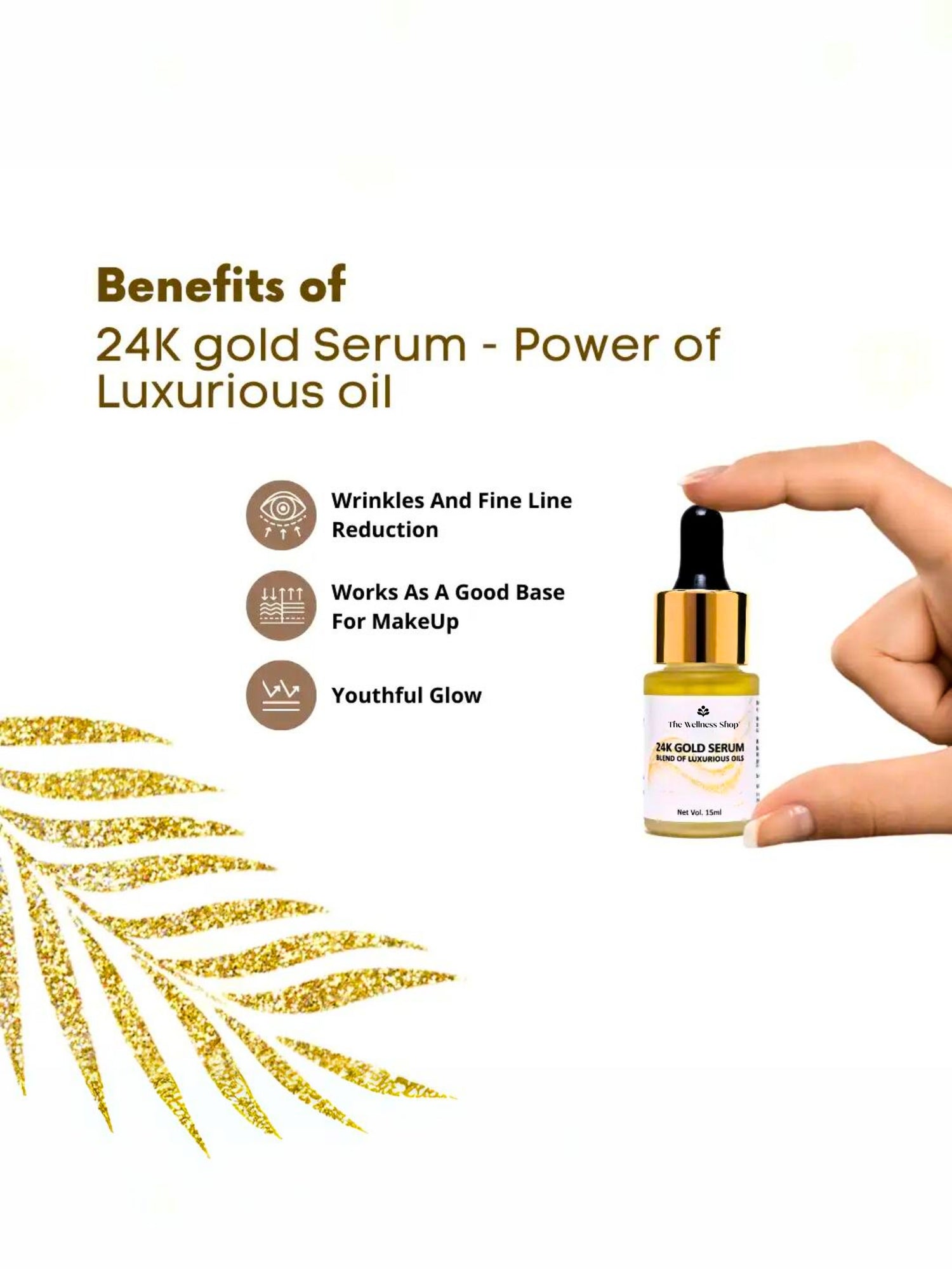 24K GOLD SERUM - POWER OF LUXURIOUS OIL