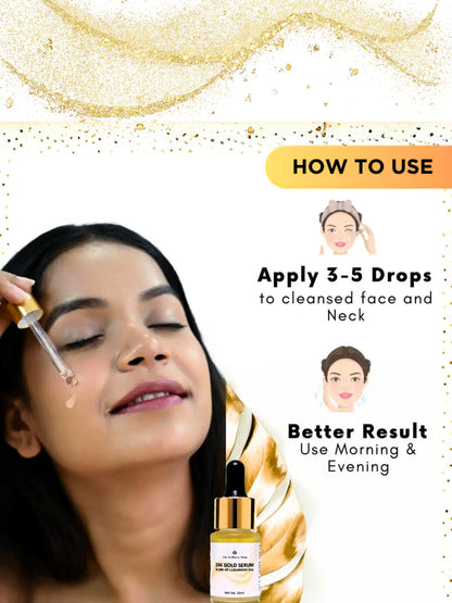 24K GOLD SERUM - POWER OF LUXURIOUS OIL