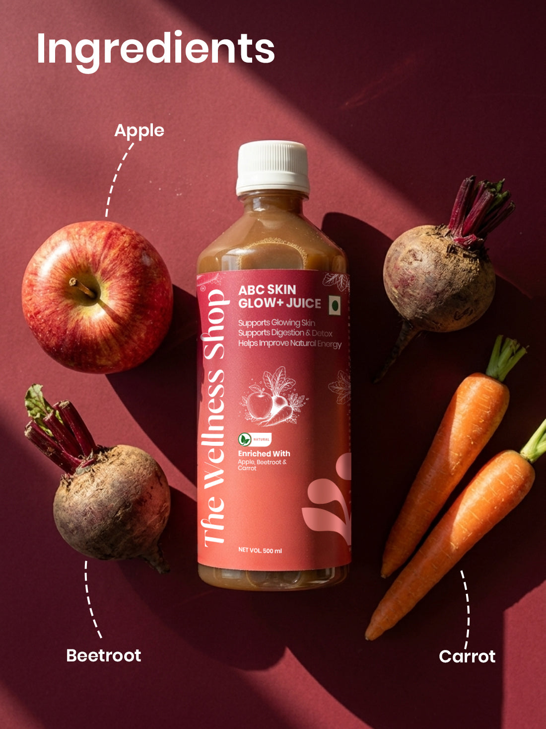 The Wellness Shop ABC Skin Glow+ Juice – Korean Glass Skin