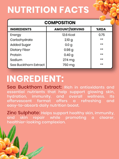 Sea Buckthorn  Effervescent Tablet
