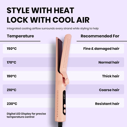 Airflow 2-in-1 Hair  Styler & Straightener