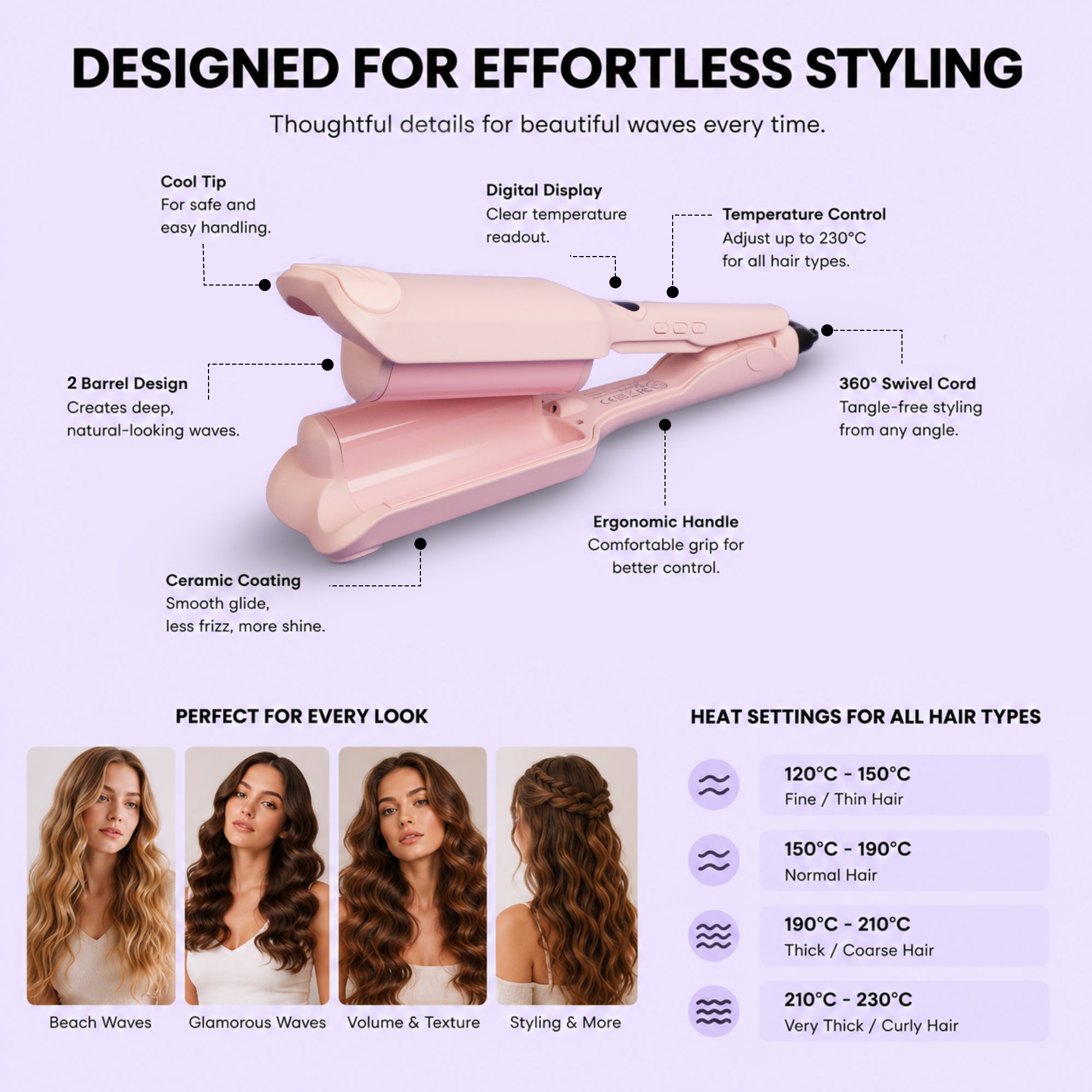 Iconic Wave Hair Curler