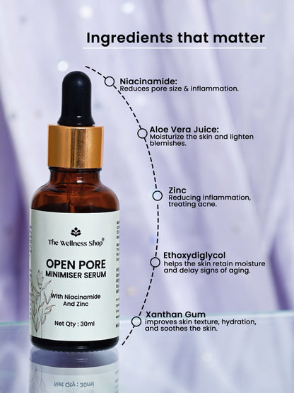 OPEN PORE MINIMISER FACE SERUM
