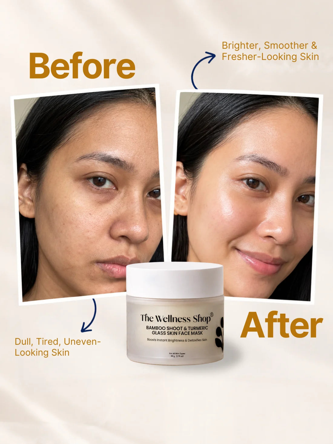 Bamboo Shoot &amp; Turmeric Glass Skin Face Mask