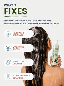 Rosemary & Methi Anti Hairfall Shampoo - Hair Fall & Thinning, Slow Hair Growth, Dullness & Lack Of Shine