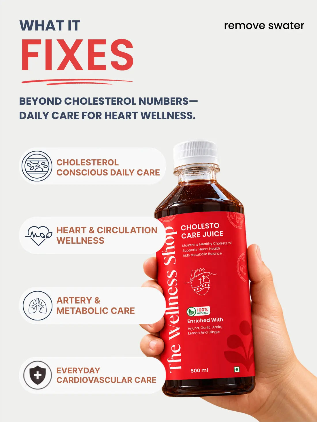 Cholesto Care Juice – Ayurvedic Herbal Wellness Drink