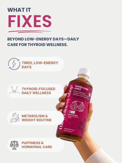 Thyro Care Juice — 23-Herb Ayurvedic Formula for Thyroid Support, Metabolism &amp; Energy