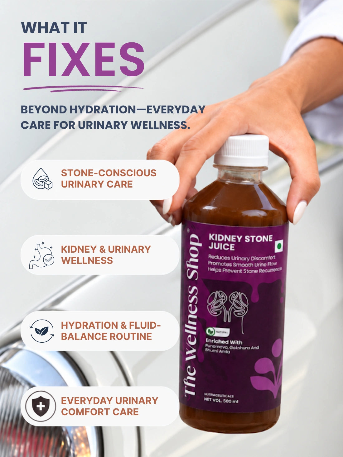 Kidney Stone Juice — Ayurvedic Formula for Stone Relief, Kidney Detox &amp; Pain-Free Urination
