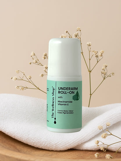 UNDERARMS ROLL ON FOR ODOUR CONTROL &amp; PIGMENTATION CONTROL