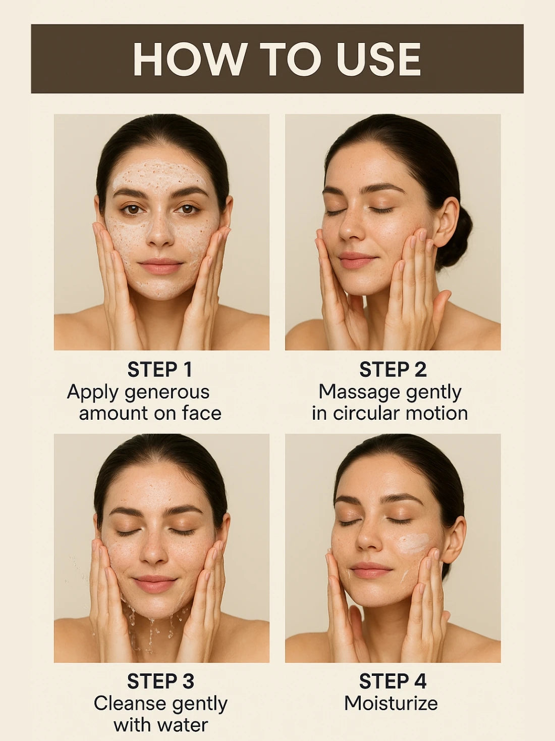 DETAN FACE SCRUB FOR EXFOLIATION AND TAN REMOVAL
