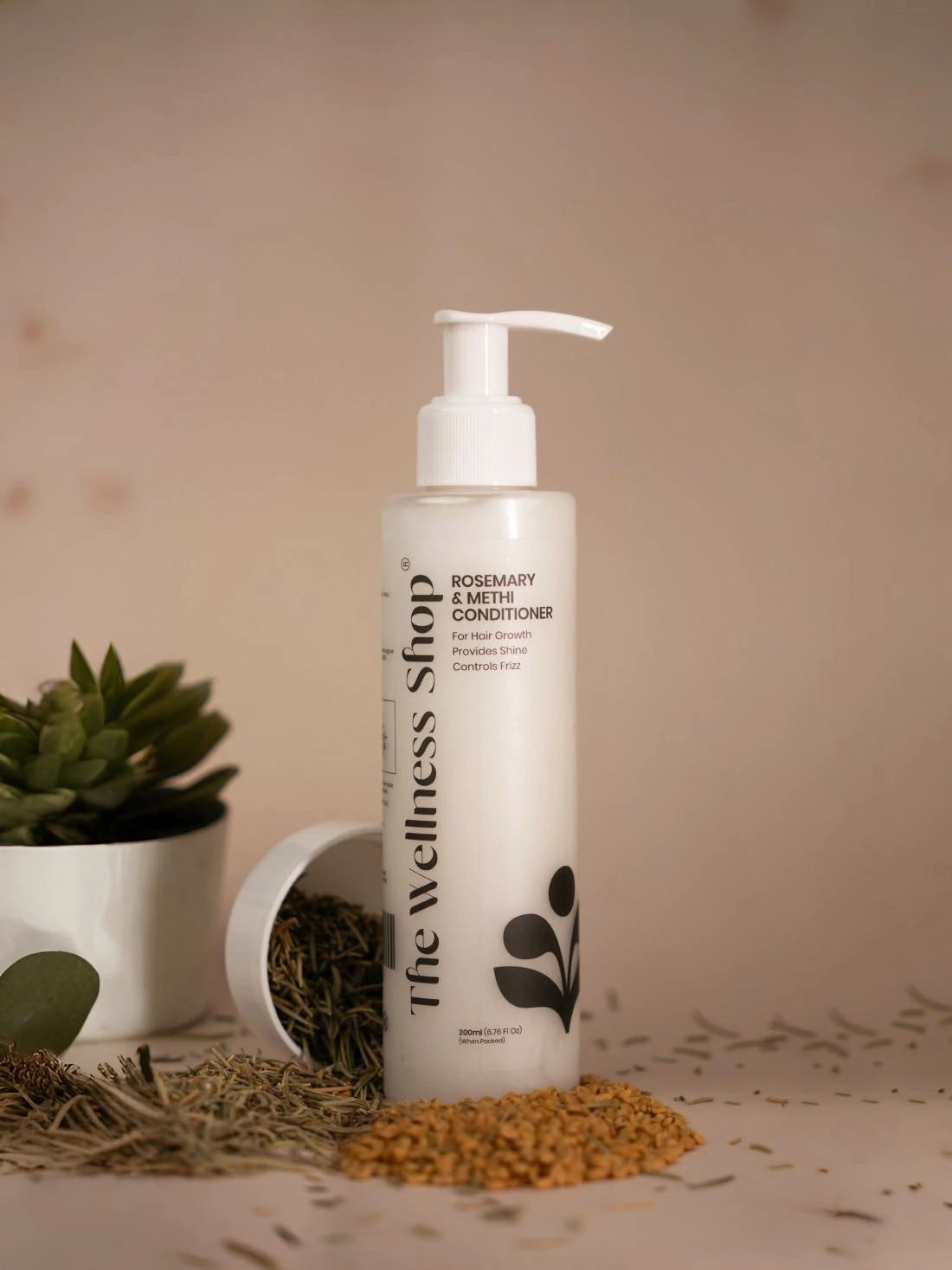 Rosemary &amp; Methi Anti Hairfall Conditioner - Hair Fall &amp; Thinning, Slow Hair Growth, Dullness &amp; Lack Of Shine