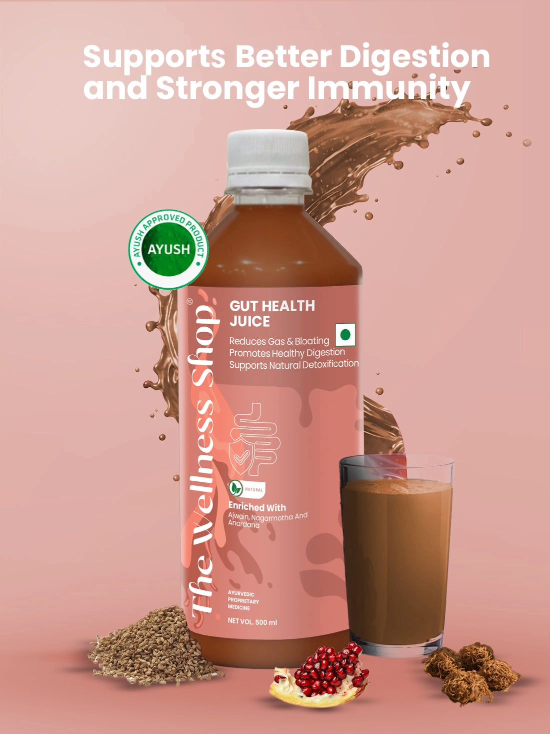 Gut Health Juice – Fix Bloating, Improves Digestion &amp; Reset Your Gut Naturally