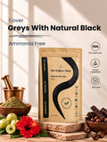 Natural Black Hair Colour - 100gm (No Ammonia, Premium Quality, Lasts 3 Weeks)
