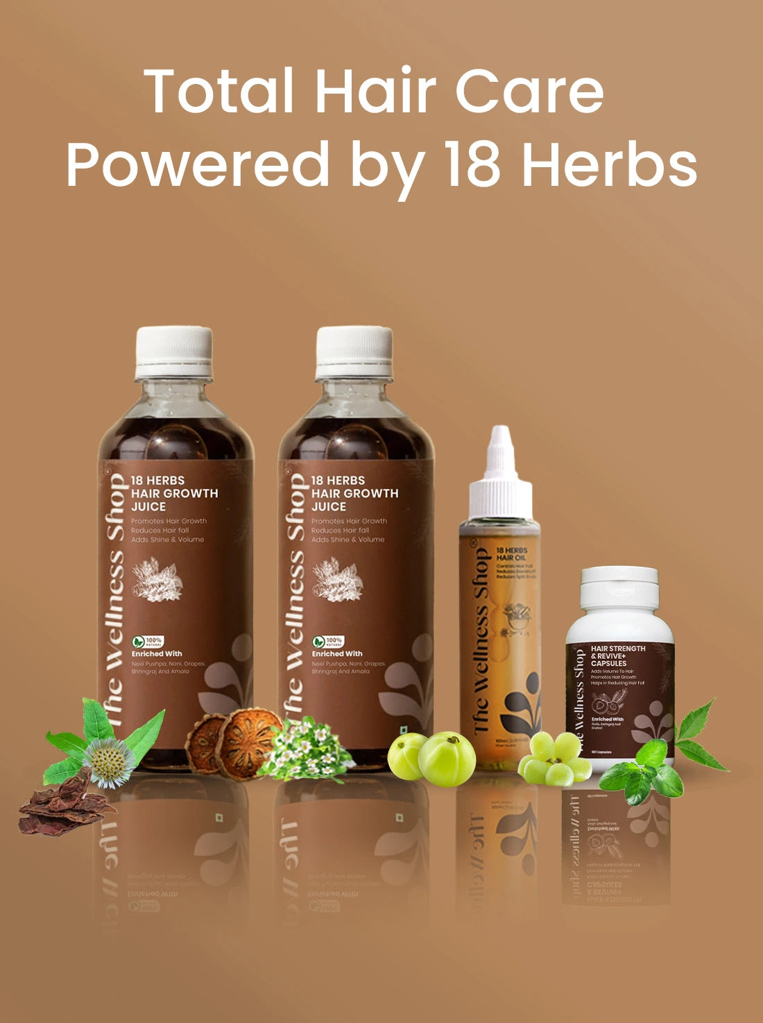 18 Herbs Complete Hair Regrowth