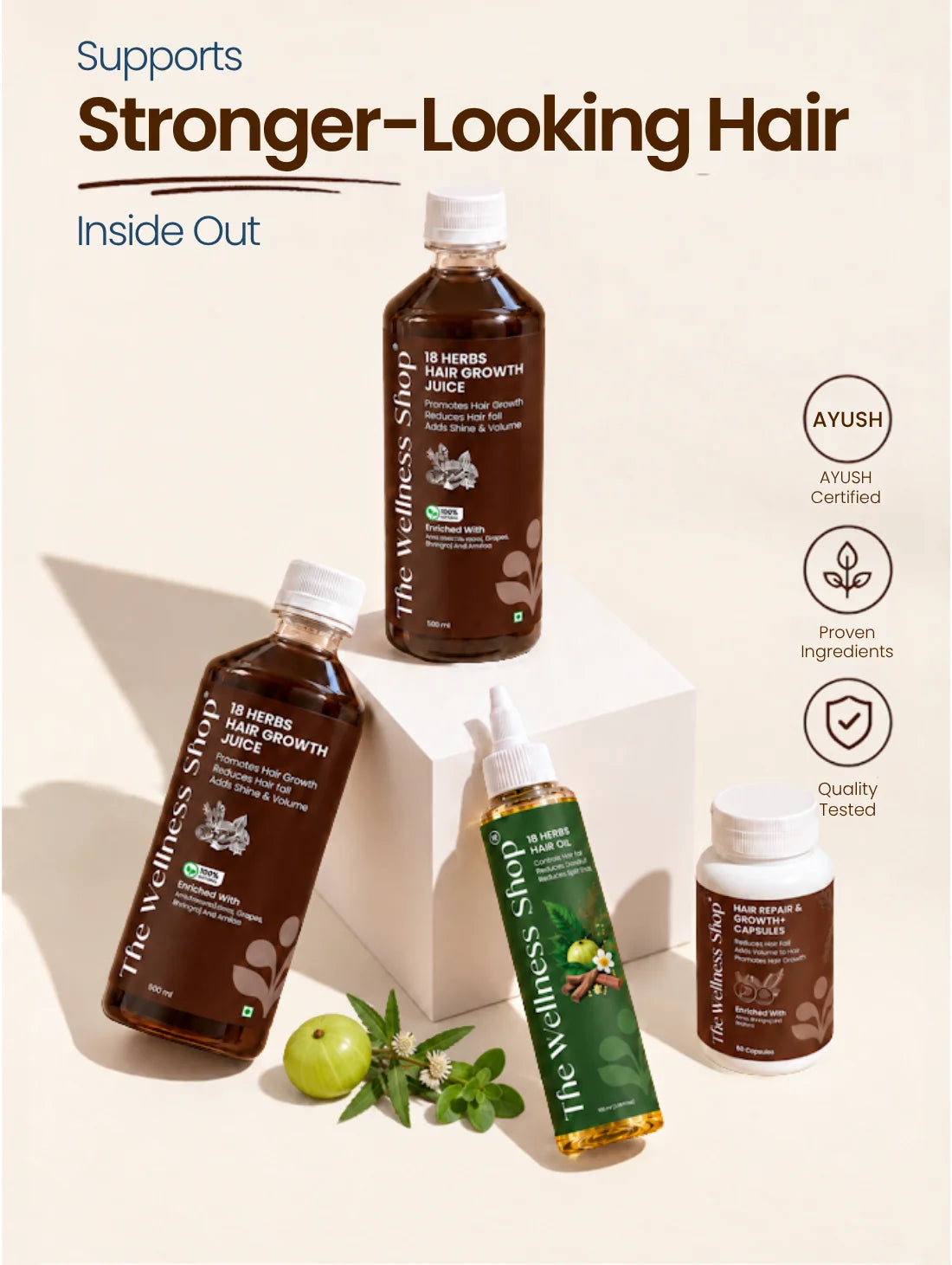 18 Herbs Complete Hair Regrowth