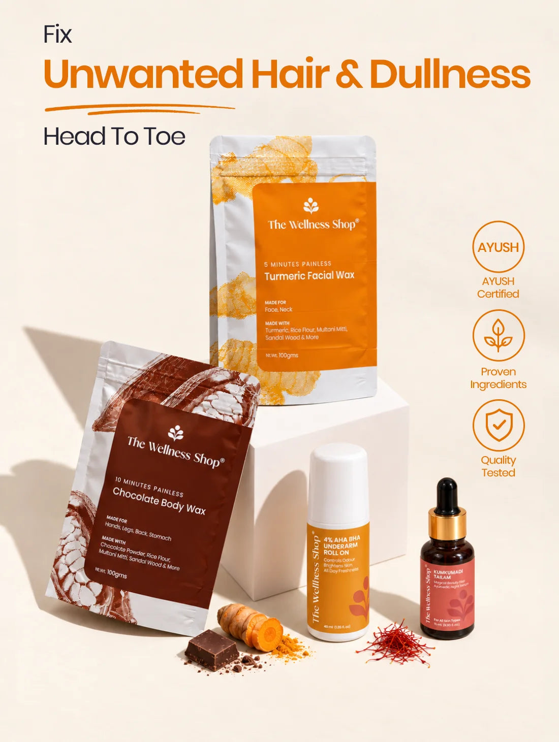 Wax To Wow Combo