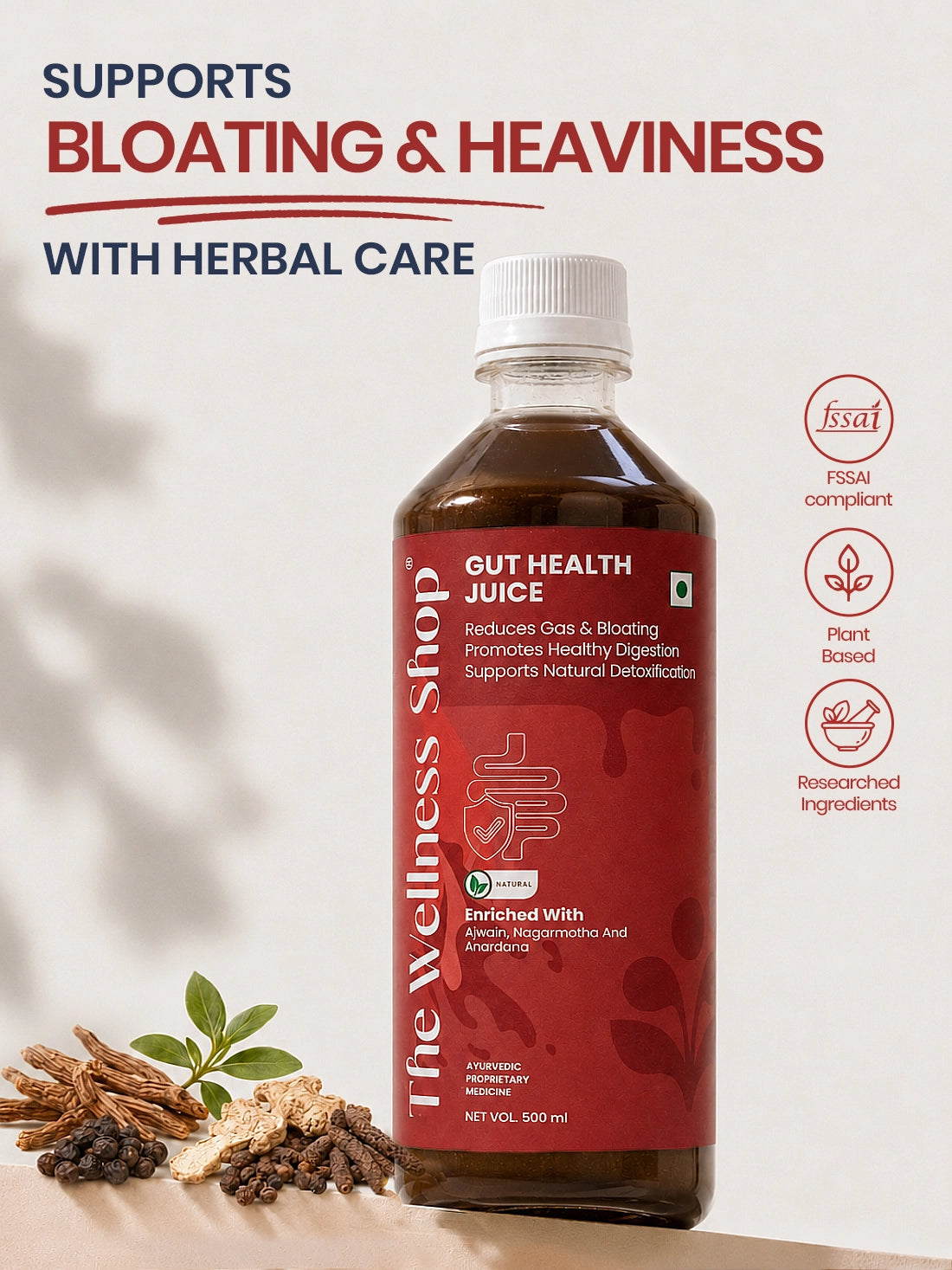 Gut Health Juice – Fix Bloating, Improves Digestion &amp; Reset Your Gut Naturally