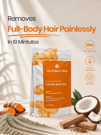 Turmeric Full Body Wax - 10 Minute Painless Herbal Wax Powder