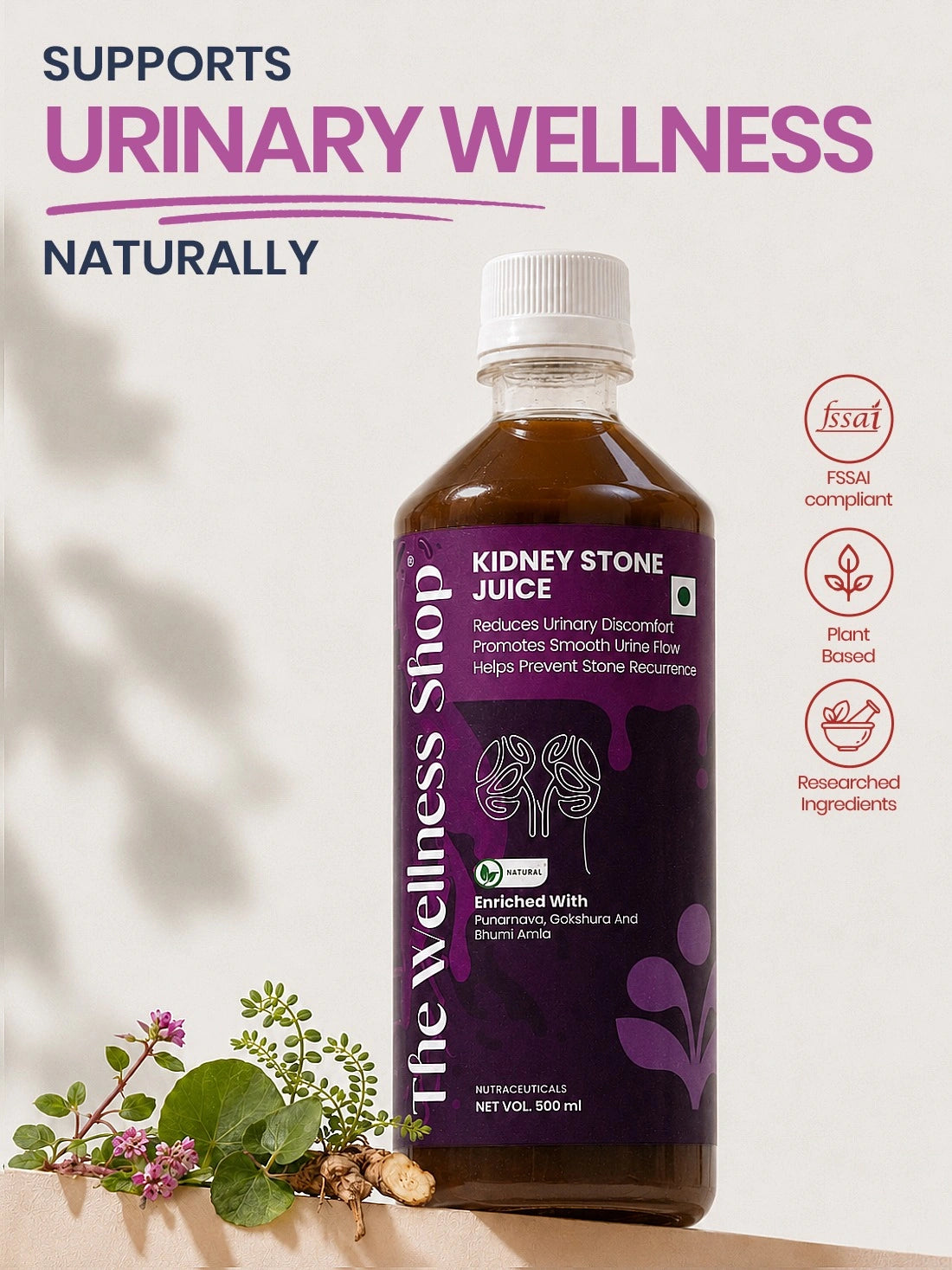 Kidney Stone Juice — Ayurvedic Formula for Stone Relief, Kidney Detox &amp; Pain-Free Urination