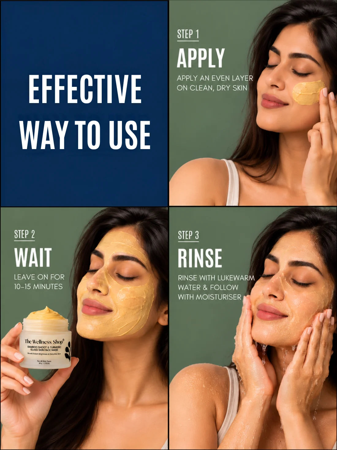 Bamboo Shoot &amp; Turmeric Glass Skin Face Mask
