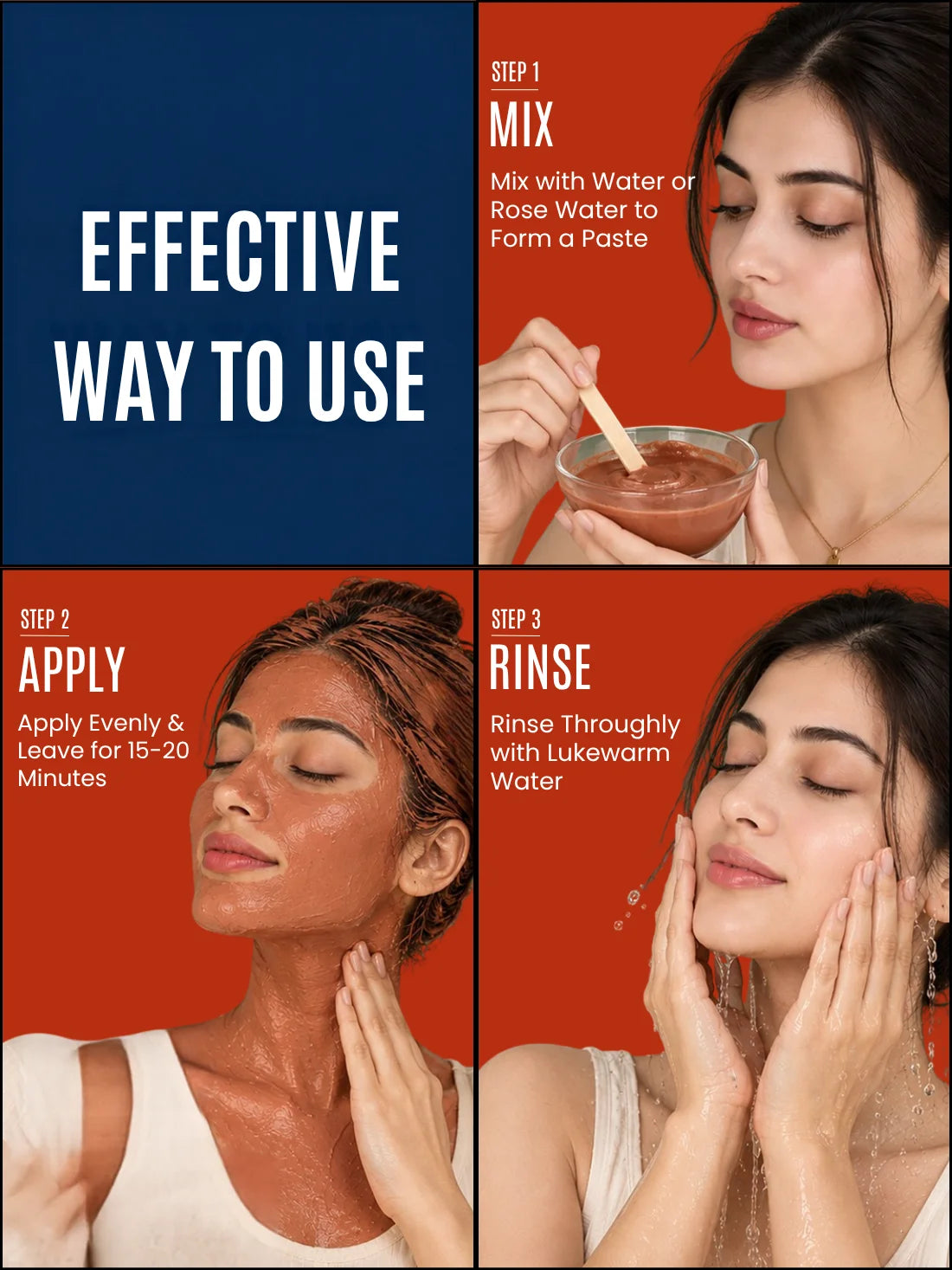 The Wellness Shop Moroccan Rhassoul Red Clay for Deep Detox &amp; Skin Renewal