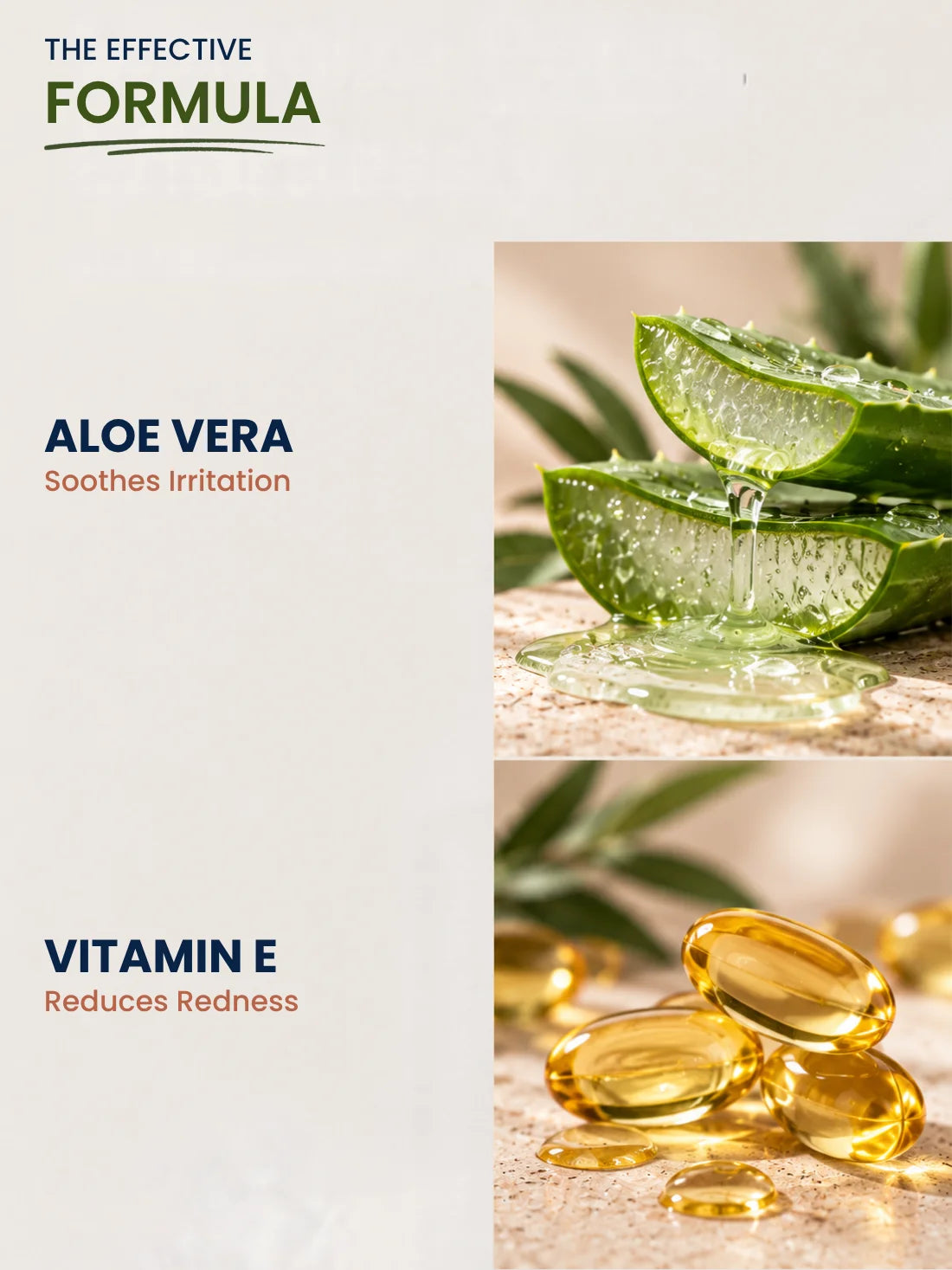 Post Wax Calming Gel With Aloe And Vitamin E