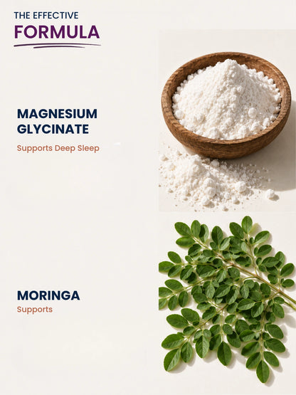 Magnesium Glycinate Capsules for Deep Sleep &amp; Calm Mind