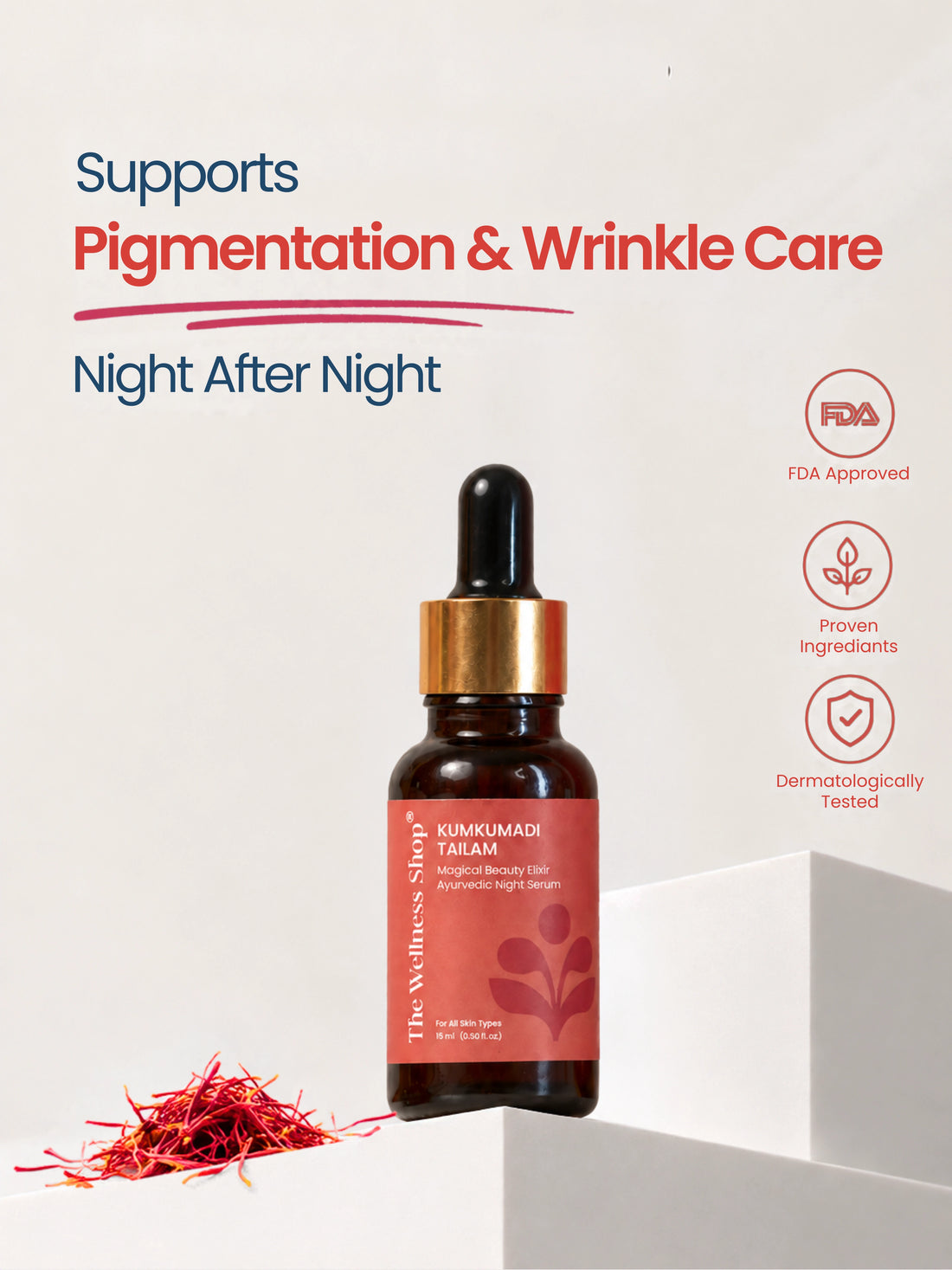 Kumkumadi Tailam Magical Beauty Elixir Ayurvedic Night Serum