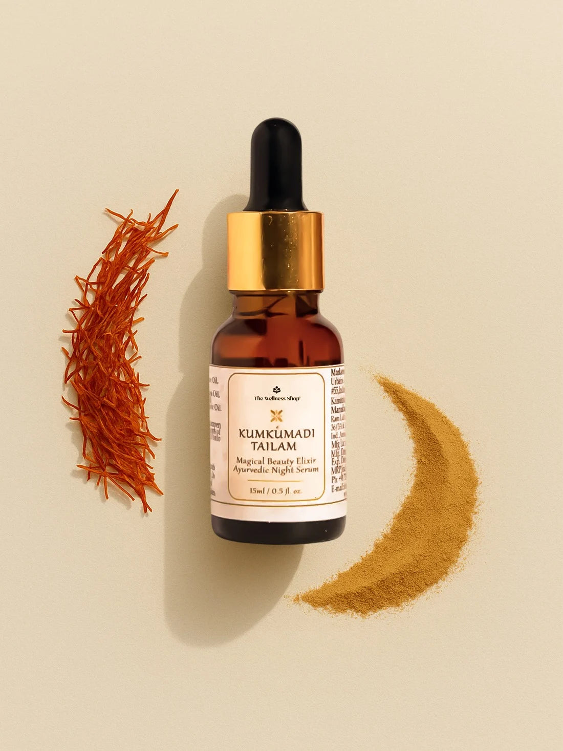 KUMKUMADI TAILAM MAGICAL BEAUTY ELIXIR AYURVEDIC NIGHT SERUM