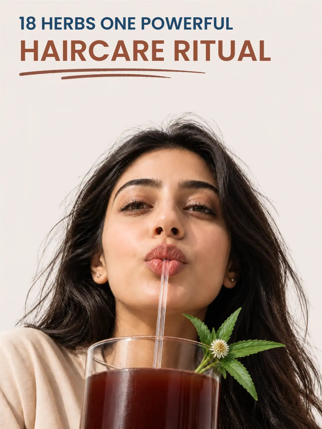18 Herbs Hair Growth Juice – 100% Ayurvedic Formula for Hair Fall &amp; Hair Thinning