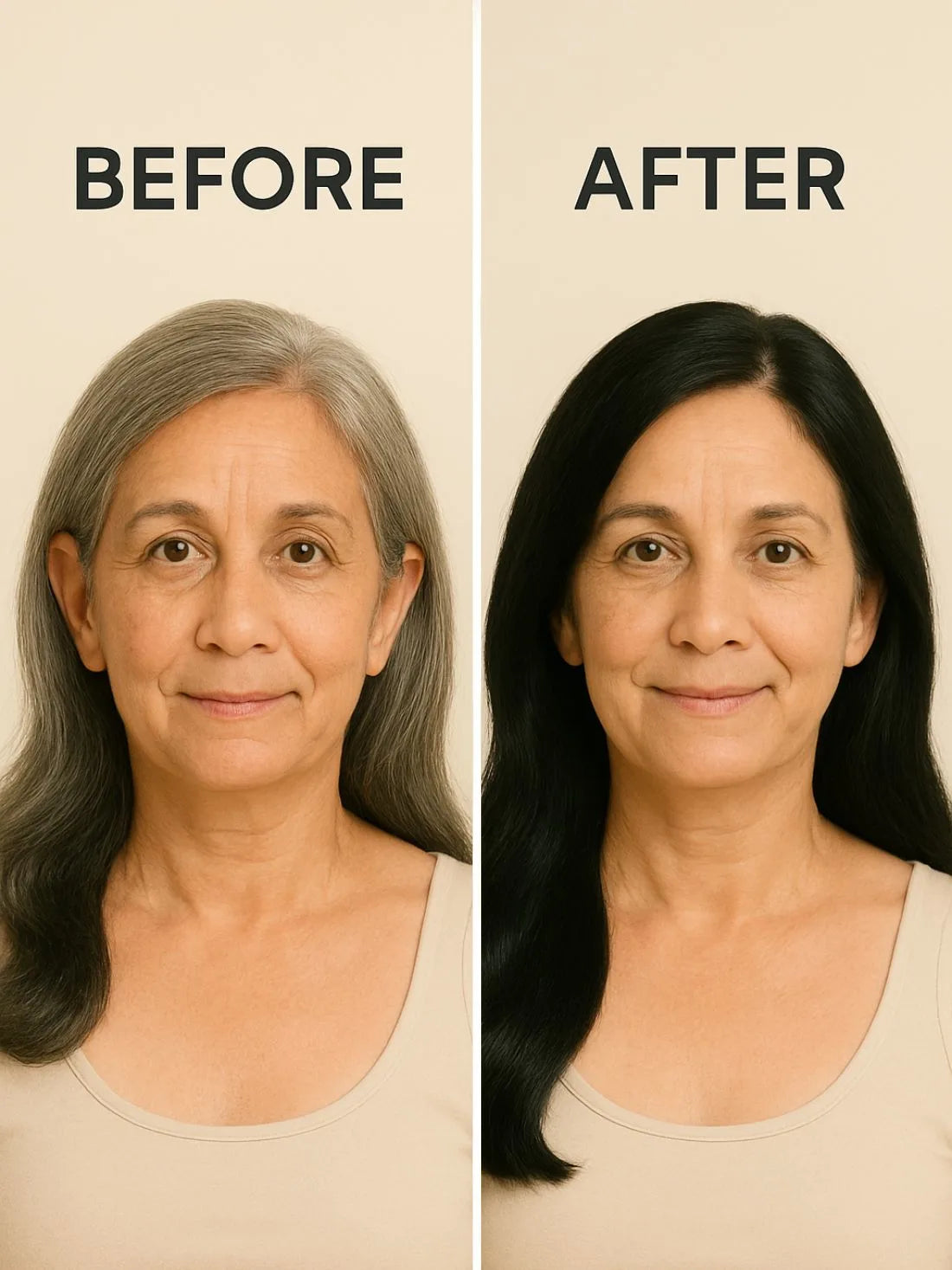 NATURAL BLACK HAIR COLOUR ( NO AMMONIA, PREMIUM QUALITY, LASTS 3 WEEKS)