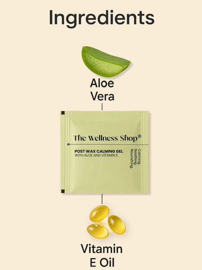 Post Wax Calming Gel With Aloe And Vitamin E