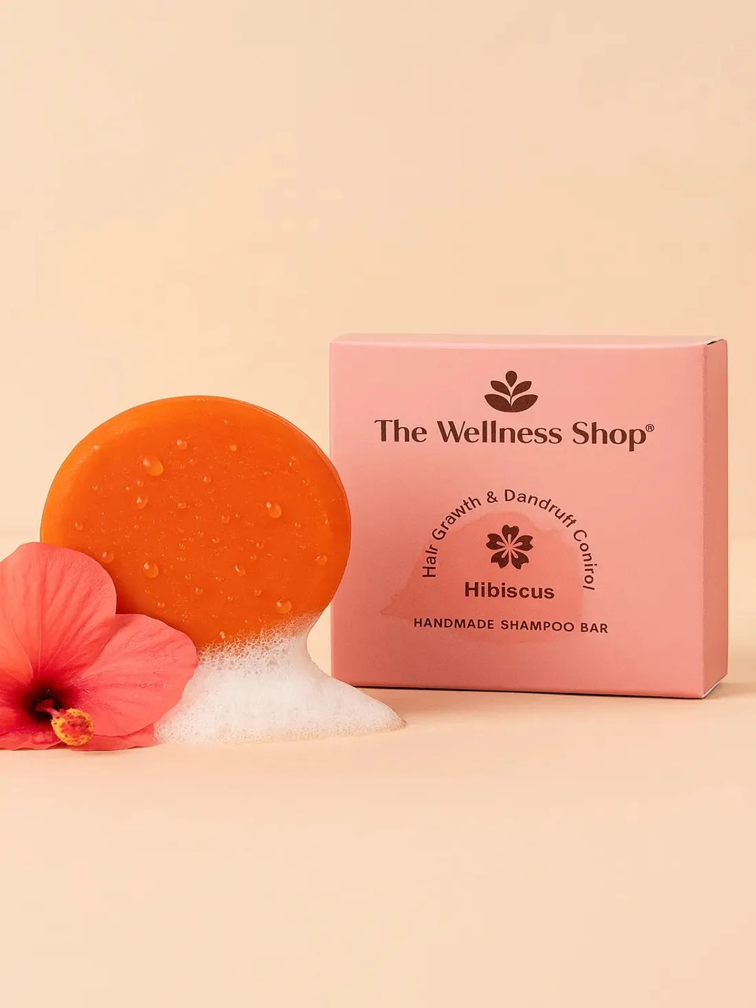 HIBISCUS SHAMPOO AND CONDITIONER BAR (CONTROLS HAIRFALL, NO PARABEN, NO SULPHATE, NO SLES)