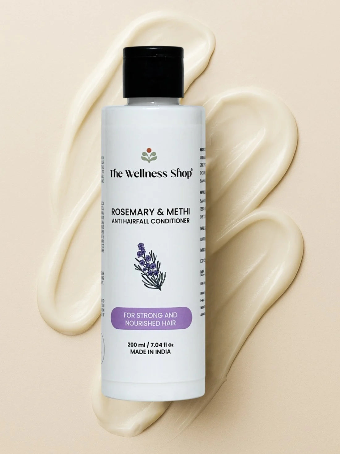 ROSEMARY &amp; METHI ANTI HAIRFALL CONDITIONER - HAIR FALL &amp; THINNING, SLOW HAIR GROWTH, DULLNESS &amp; LACK of SHINE