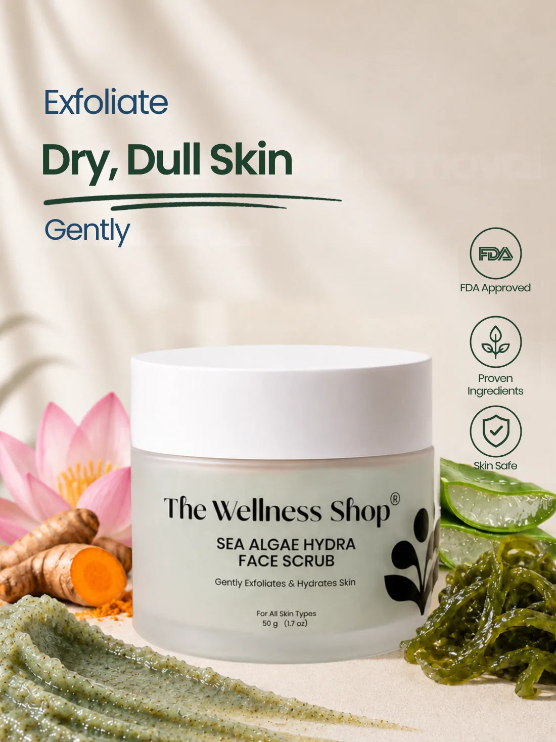 Sea Algae Exfoliating Face Scrub