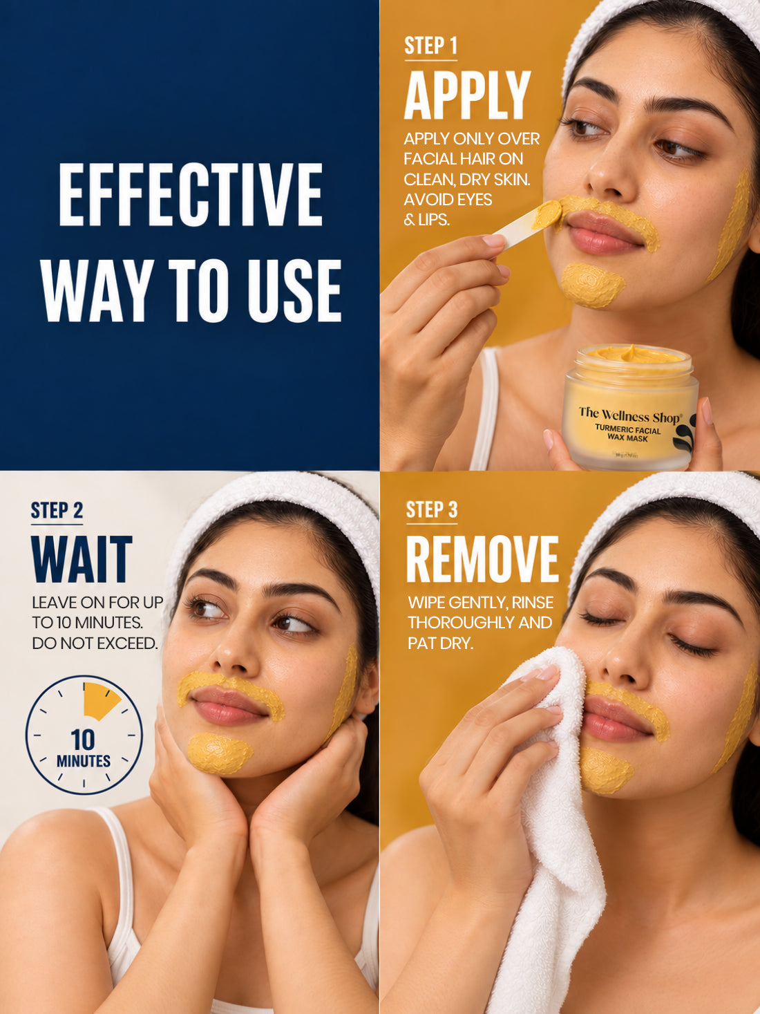 Turmeric Facial Wax Mask