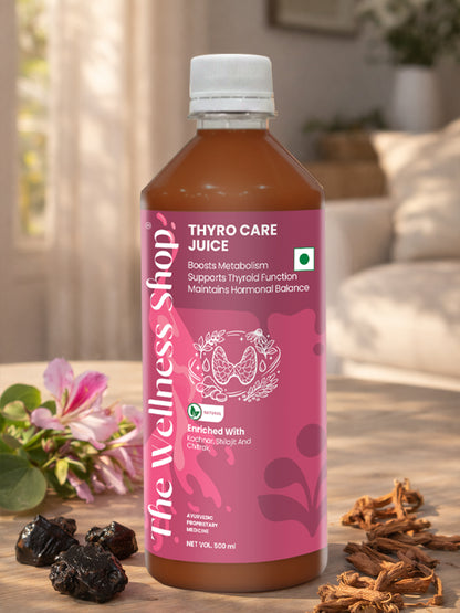 Thyro Care Juice — 23-Herb Ayurvedic Formula for Thyroid Support, Metabolism &amp; Energy
