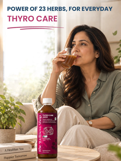 Thyro Care Juice — 23-Herb Ayurvedic Formula for Thyroid Support, Metabolism &amp; Energy