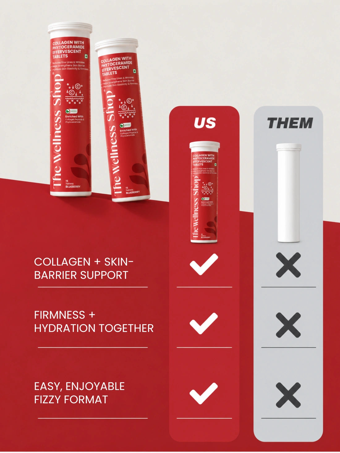 Collagen with Phytoceramide Effervescent Tablet
