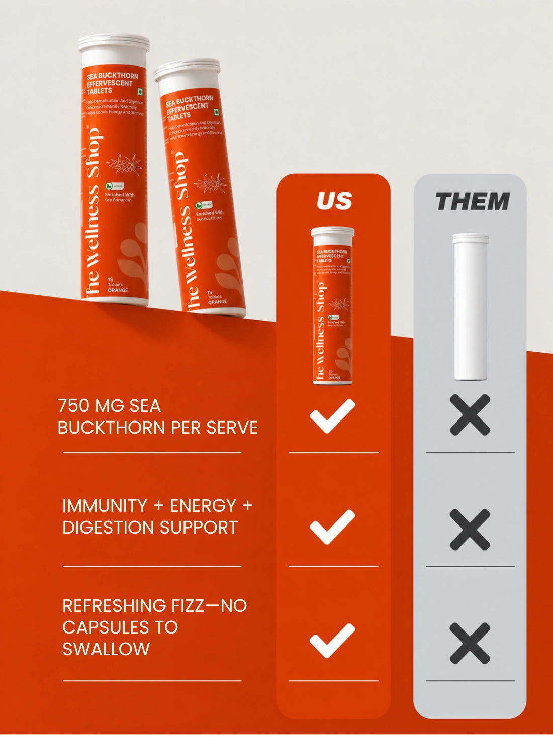 Sea Buckthorn Fizzy Tablet