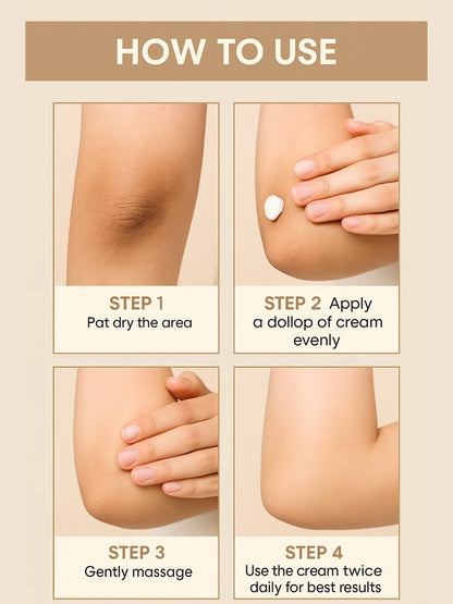 UNDER ARMS, KNEE AND ELBOW LIGHTENING CREAM