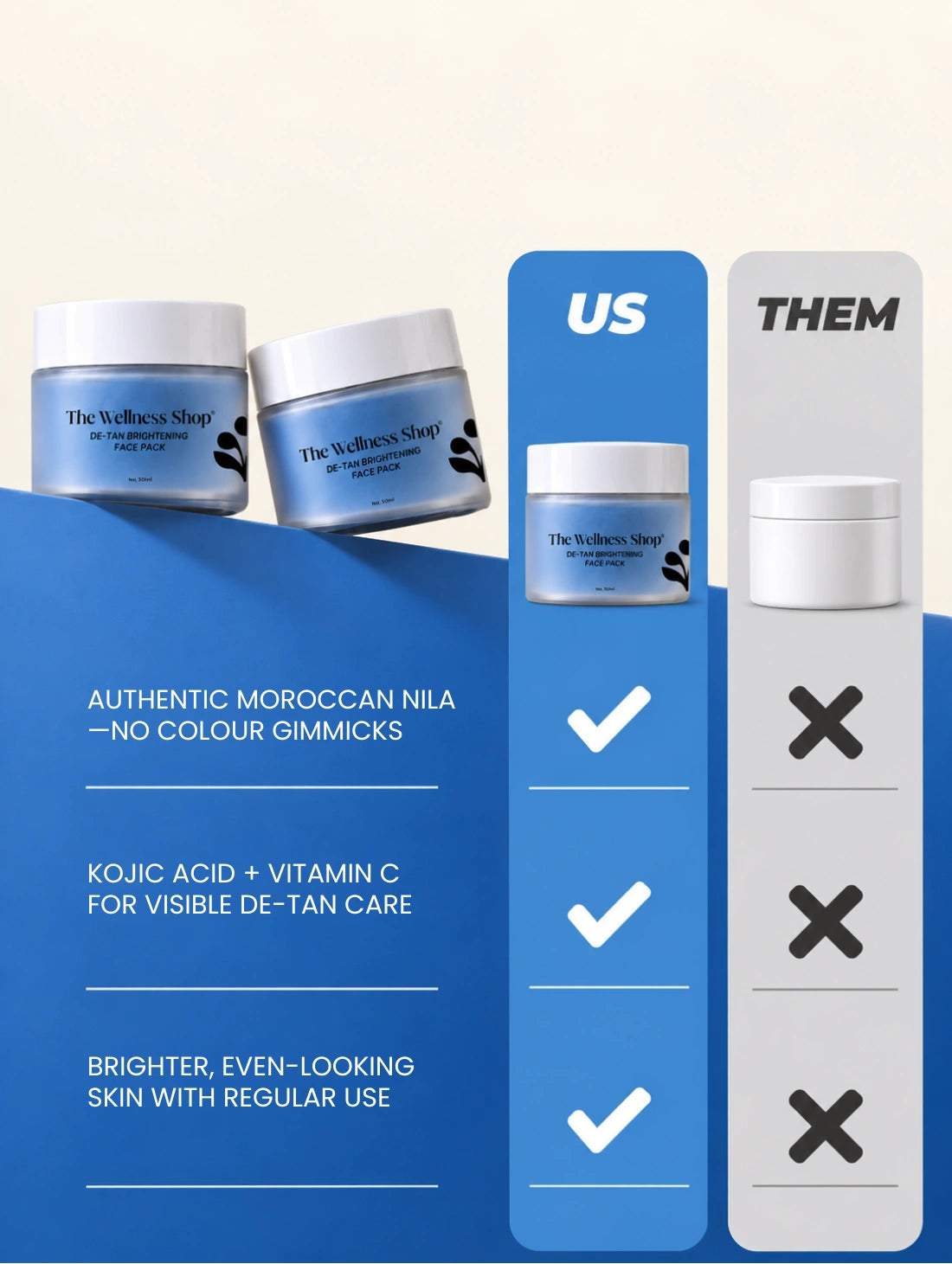 De-tan Brightening Face Pack