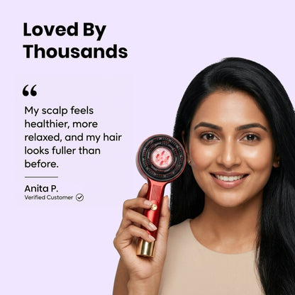 Red Light Therapy Scalp Massager