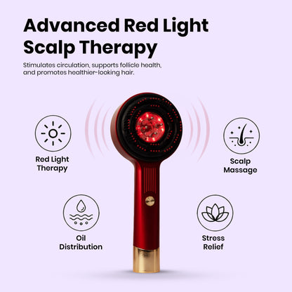 Red Light Therapy Scalp Massager